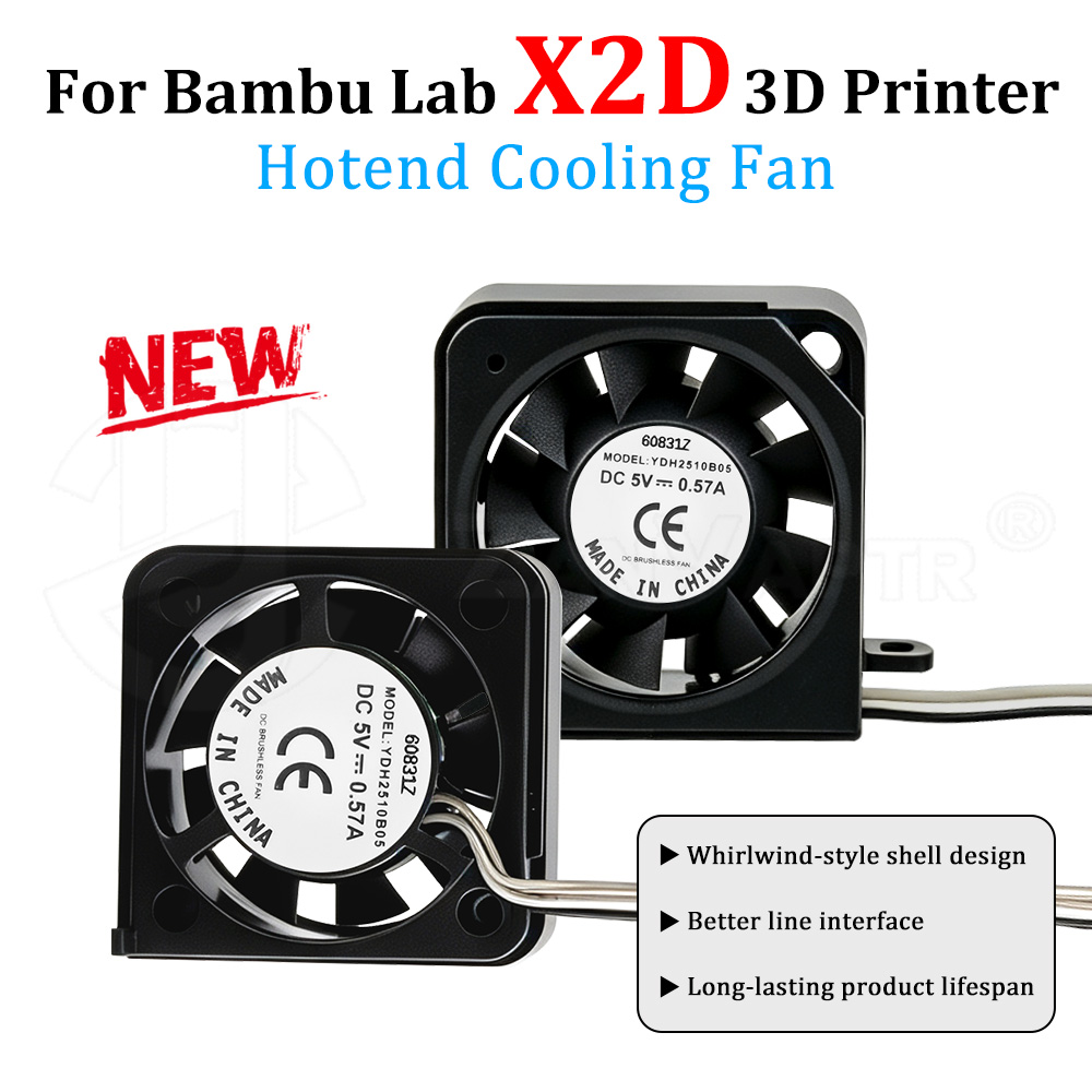 Hotend Assembly - Für Bambu Lab X2D Hotend-Kühlventilator, linke