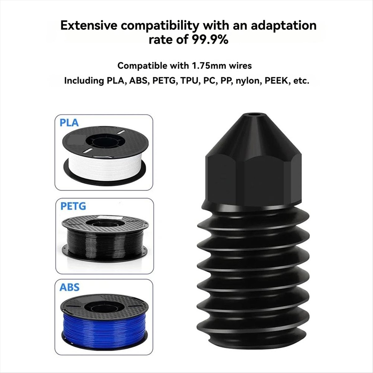 Hotend 0.4Mm - SWXF Für A1 Düse, gehärtete Stahldüsen