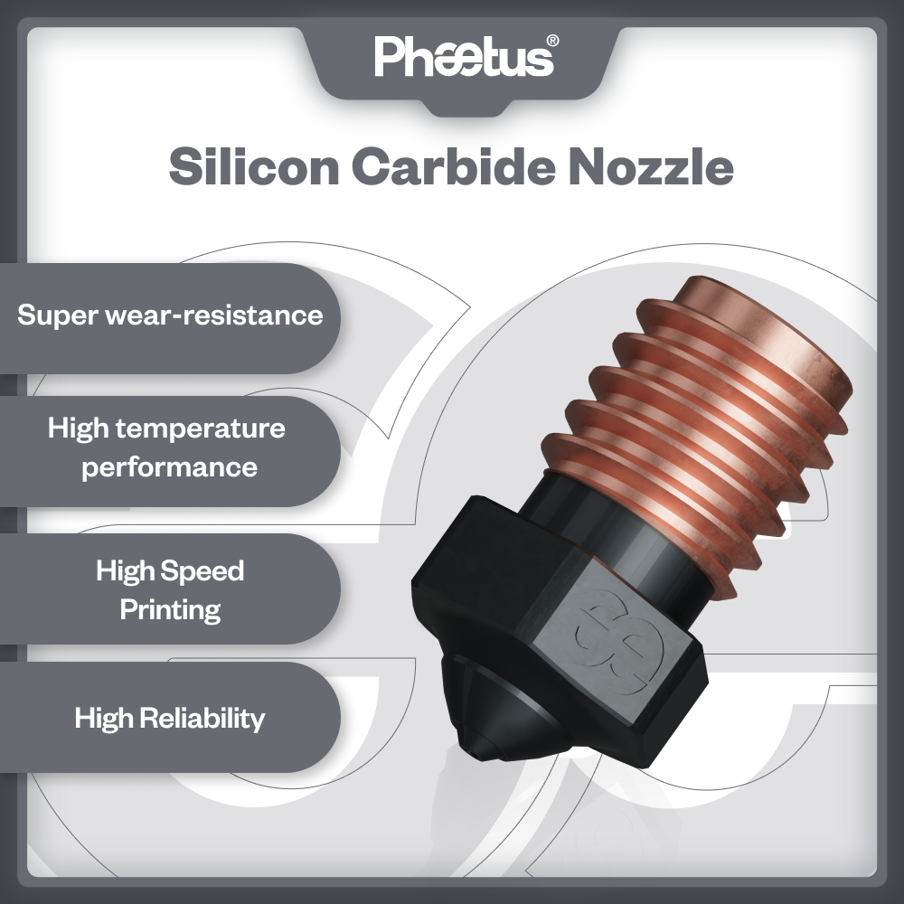 Nozzle Tungsten - Phaetus Siliziumkarbid V6 Düse Langlebig Antihaftbeschichtet