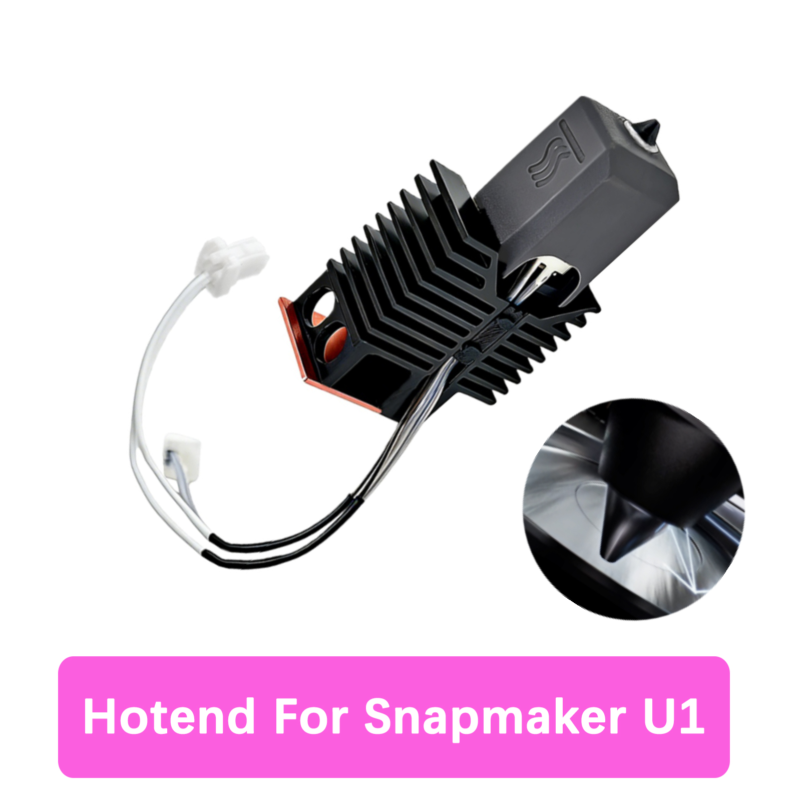 High Flow Ceramic Hotend - Hochleistungs-Heizblock für Snapmaker U1, 24 V,
