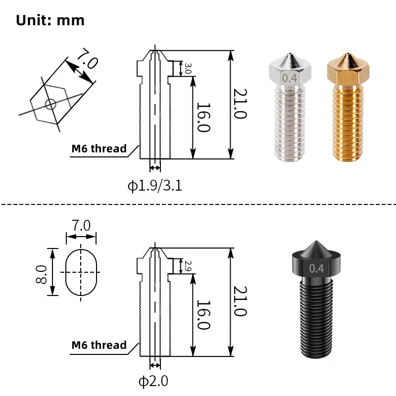Vulkandüse für Artillery Sidew – Direct Drive Extruder Bewertung und Preis
