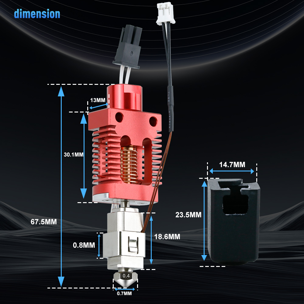Hotend-Kit für Creality Ender  – Hotend 0.4Mm Bewertung und Preis