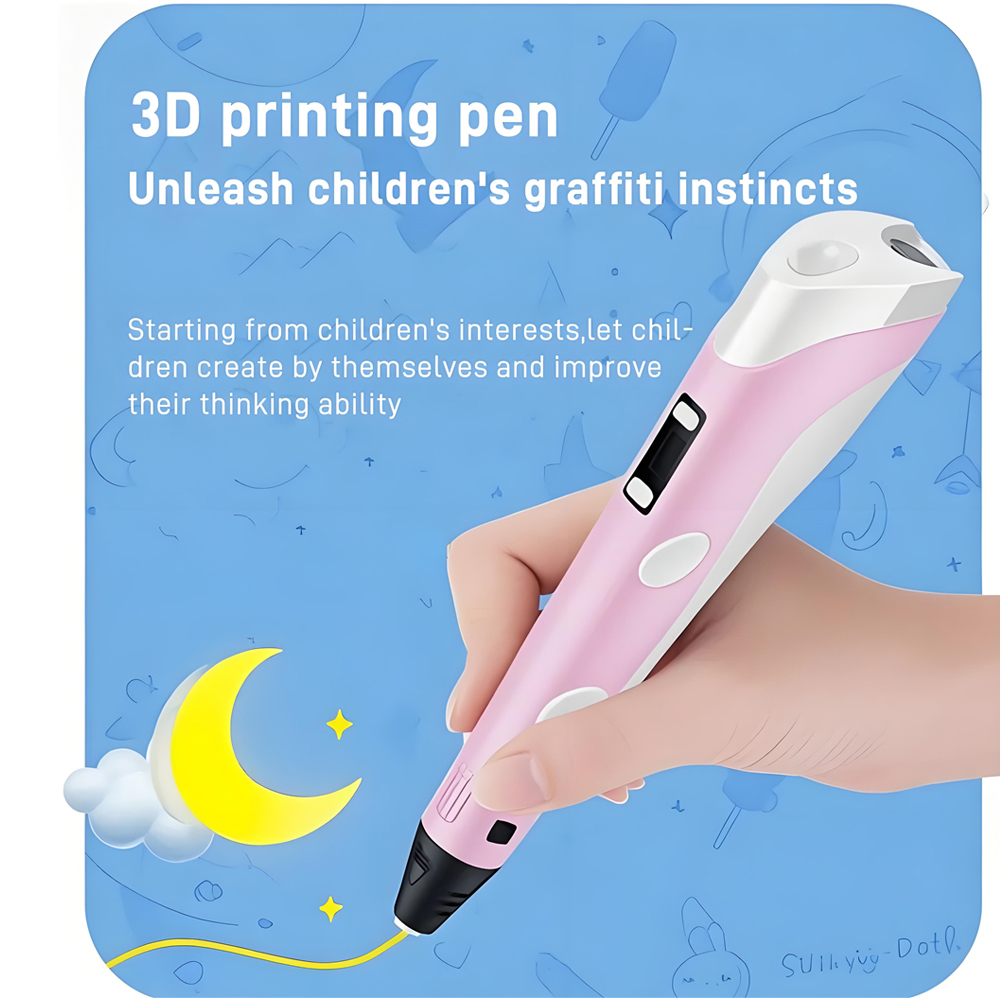 3D-Stift für Kinder mit LCD-Bi – Pla Filament Bewertung und Preis