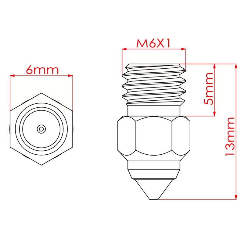 Hochwertige CR-6SE Ender-3 V2  – Printer Nozzle Bewertung und Preis