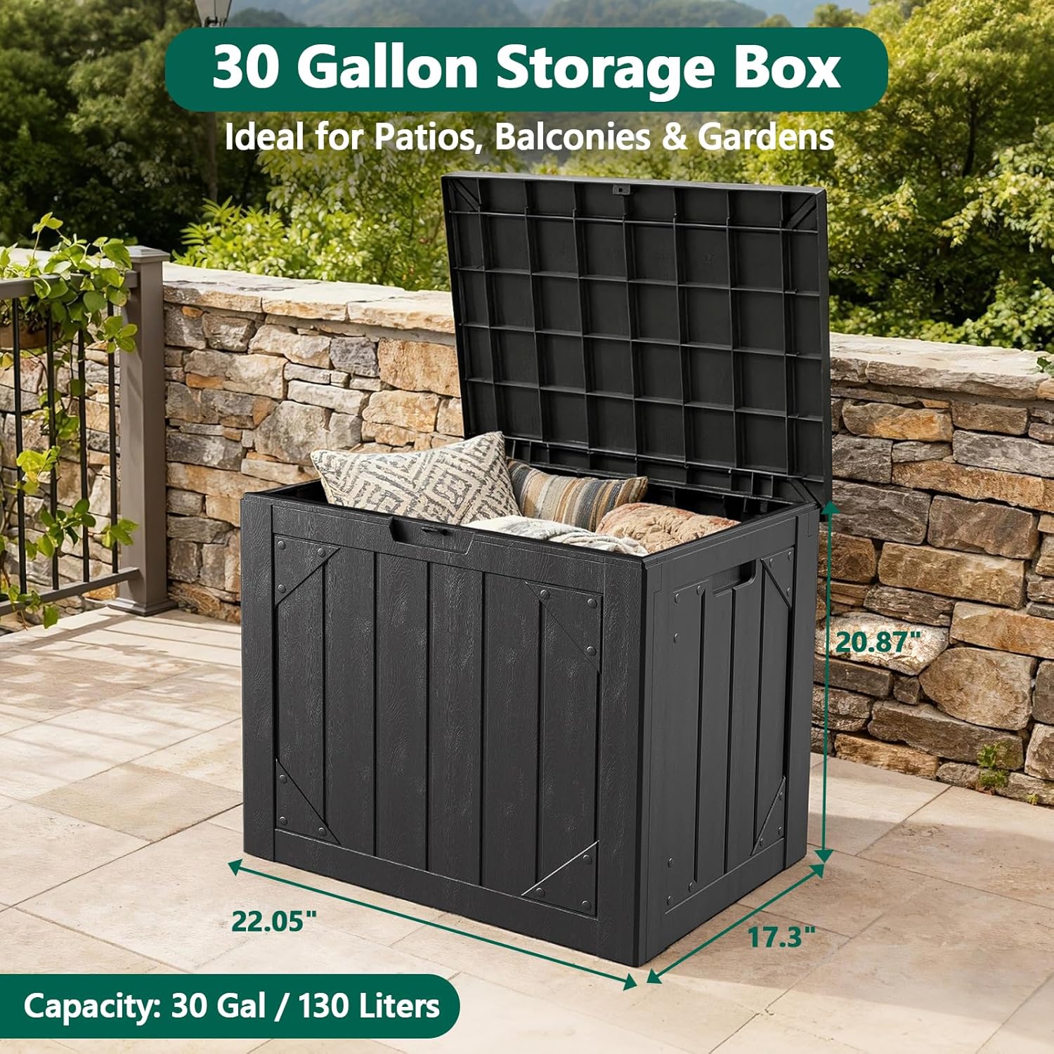 30-Gallonen Outdoor-Aufbewahru – Uv Resin Bewertung und Preis