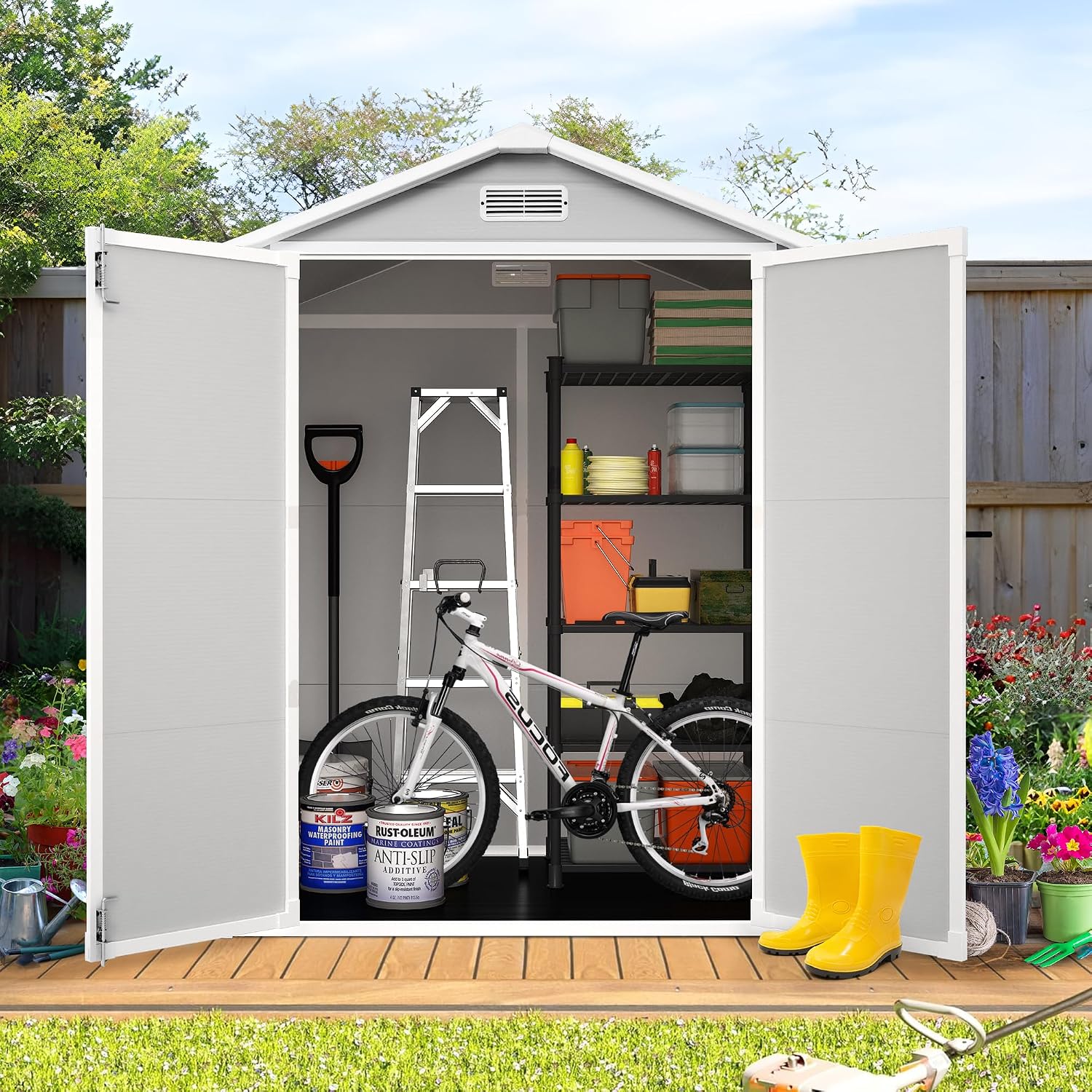 Outdoor-Geräteschuppen 6×4ft W – Uv Resin Bewertung und Preis